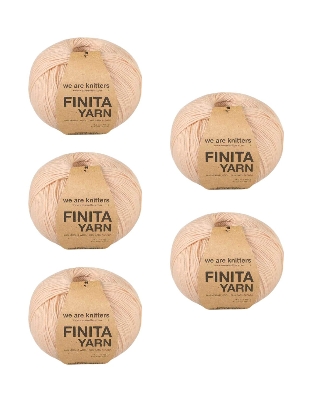 Pack de 5 Ovillos de Finita Yarn