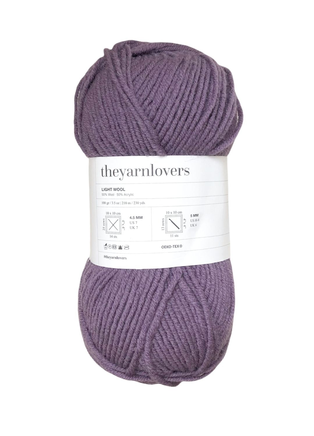 Light Wool Dark Lilac | The Yarn Lovers