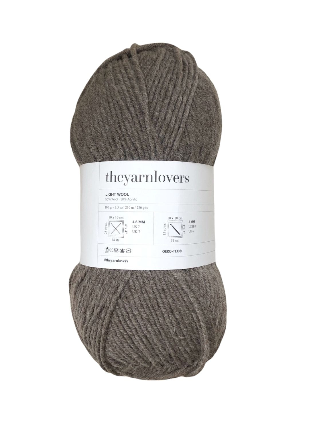 Light Wool Dark Taupe | The Yarn Lovers