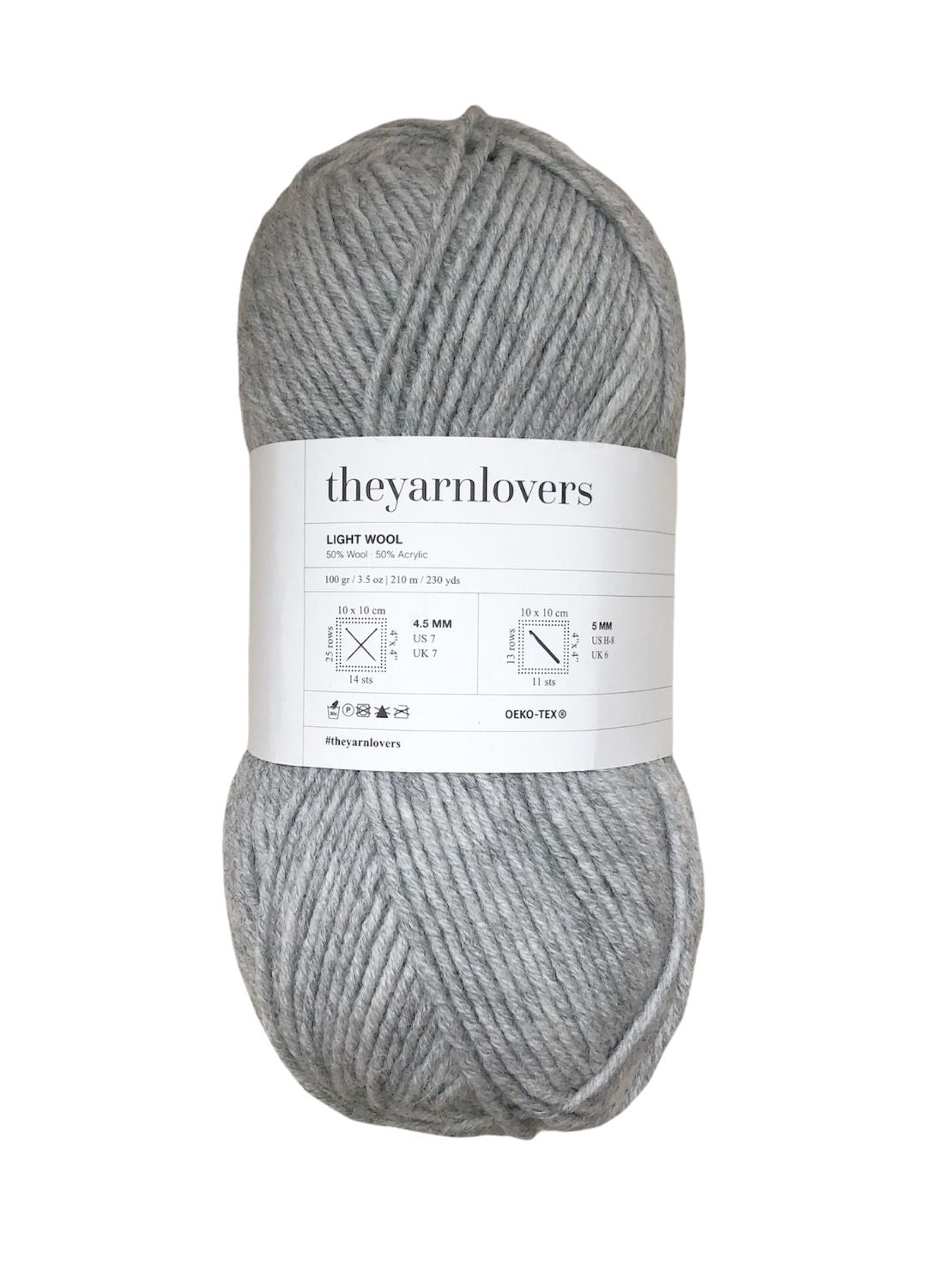 Light Wool Light Grey  | The Yarn Lovers