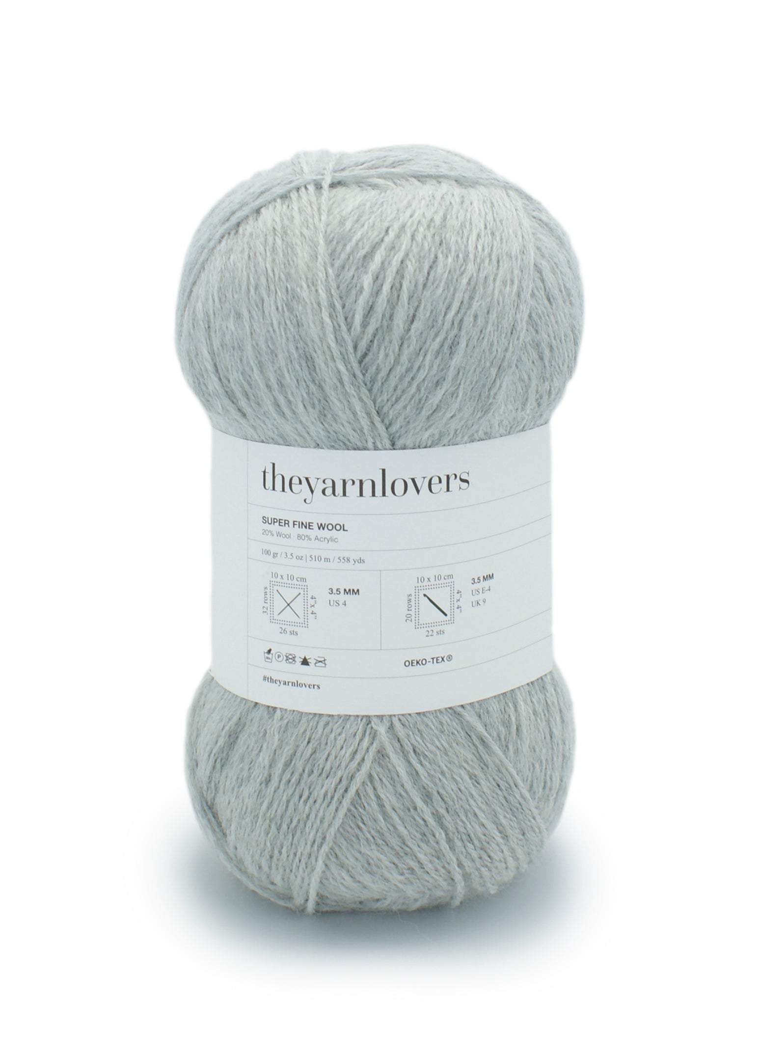 Superfine Light Grey  | The Yarn Lovers